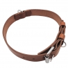 Hundehalsband Leder Cognac Braun - Lederhalsband für Hunde