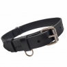 Hundehalsband Leder Schwarz - schwarzes Lederhalsband für Hunde