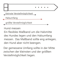 Hundehalsband aus Leder für große Hunde 4,2cm in Rot