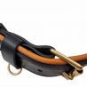 Hundehalsband Leder Schwarz Halsband für große Hunde. Breite Hundehalsband  aus Leder in Schwarz