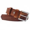 Ledergürtel Herren 4,5cm echtes Leder, gute Qualität. Herrengürtel Leder braun