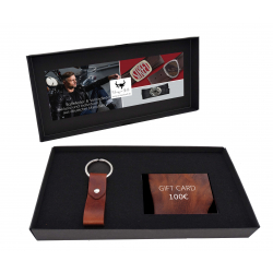 Herren Geschenkgutschein Cool mit Schlüsselanhänger in braun