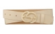 Gürtel in Beige mit Schnalle GG Gold