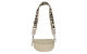 Tasche mit breitem Gurt in Creme Beige