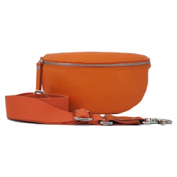 Tasche mit breitem Gurt in Orange