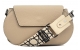 Crossbody bag mit breitem Gurt in Beige- Luka Bee
