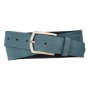 Blauer Herren Gürtel 4,5 cm breit