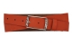 Damen Gürtel in Orange mit geschlossener Schnalle