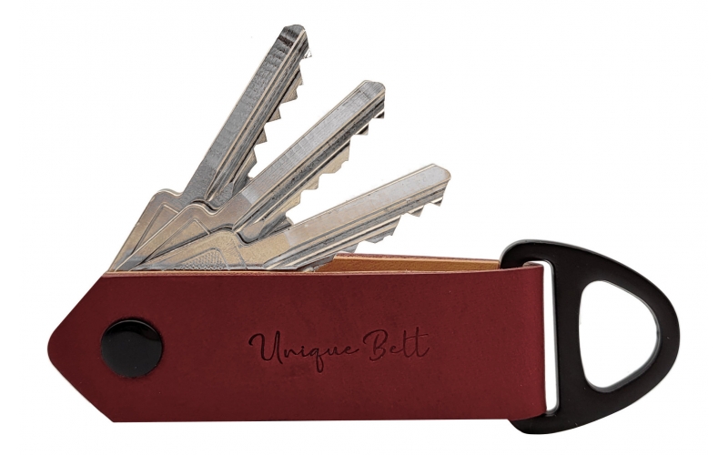 Schlüssel Organizer - Key Organiser Schlüsselbund Organizer -Leder Rot