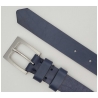 Anzuggürtel  aus Leder dunkelblau - blau elegant und hochwertig