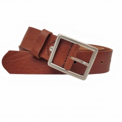 Ledergürtel Herren 5cm  Cognac - Braun