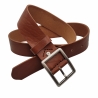 Ledergürtel Herren 5cm  Cognac - Braun