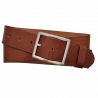 Ledergürtel Herren 5cm  Cognac - Braun